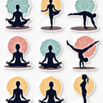 Yoga Symbols - Sticker Sheet v4